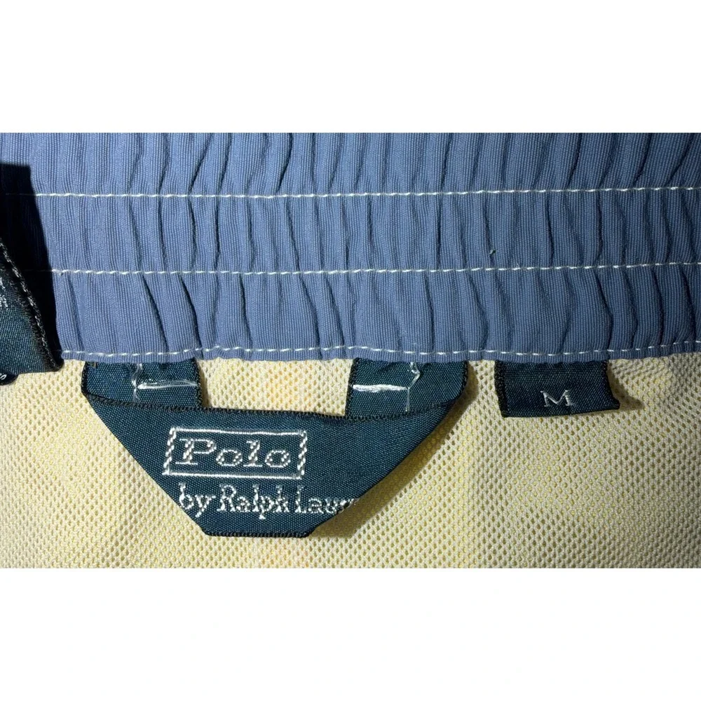 Polo Ralph Lauren Mens Yellow Cargo Swim Trunks Board Shorts Gorpcore Size M